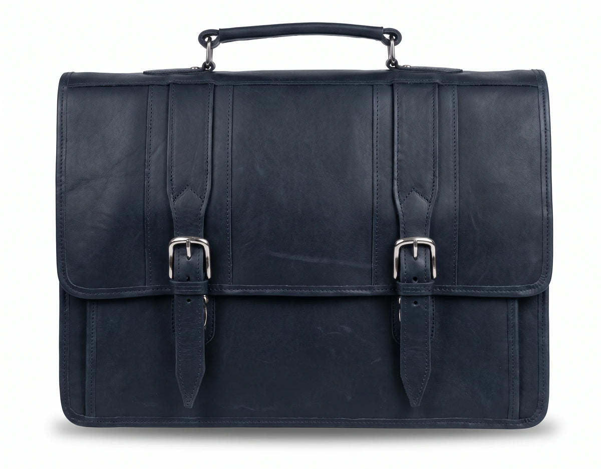 The Lincoln Brief in black leather